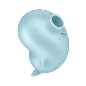 Основне фото Вакуумний вібратор Satisfyer Sassy Seal бірюзовий 9,7 см
