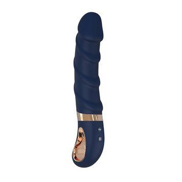 Основне фото Вібратор з функцією нагріву Dream Toys Goddess Collection Belenos синій 23 см