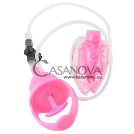 Основное фото Вакуумная помпа на клитор Vibrating Mini Pussy Pump розовая