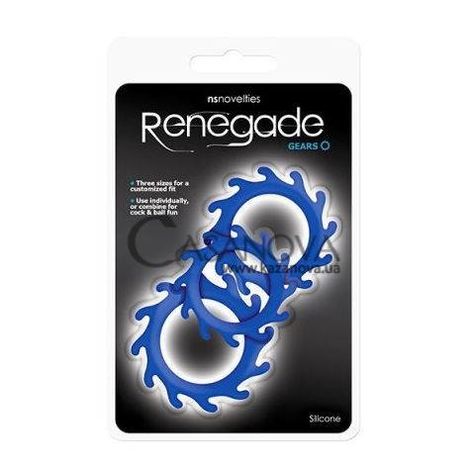 Основное фото Набор эрекционных колец Renegade Gears синий