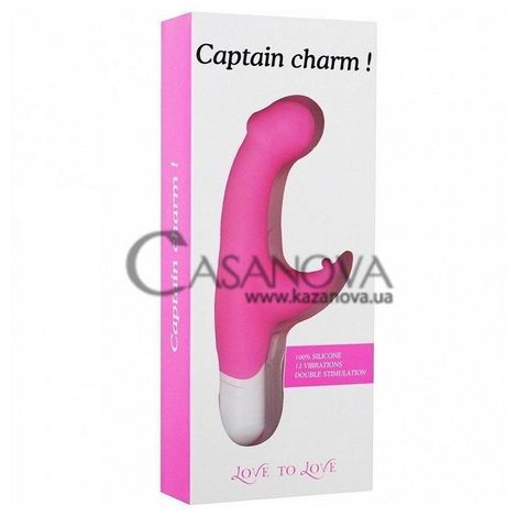 Основне фото Rabbit-вібратор Love To Love Captain Charm рожевий 17 см