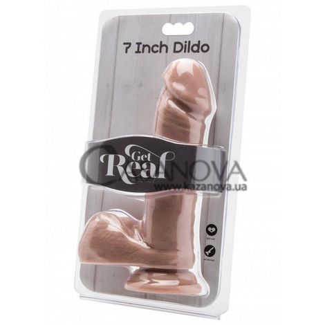 Основне фото Фалоімітатор Get Real 7 Inch Dildo тілесний 16,5 см