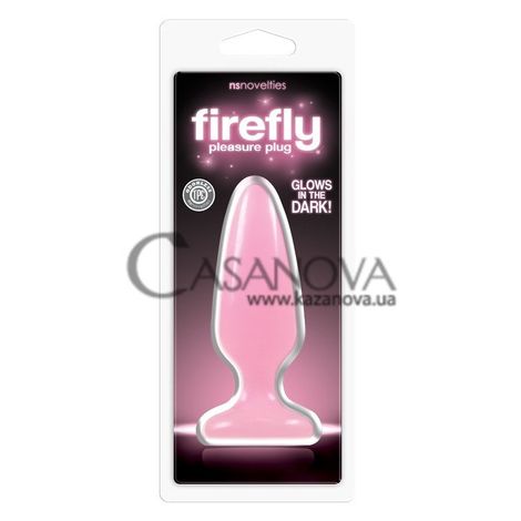 Основне фото Анальна пробка Firefly Pleasure Plug рожева 12,7 см