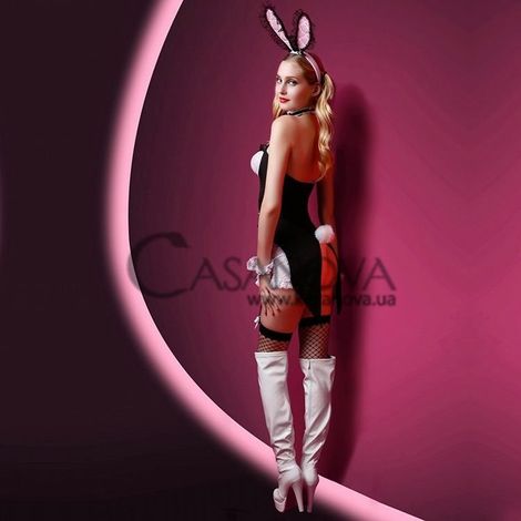 Основное фото Эротический костюм Passion Зайка Милашка Джейн чёрно-розовый