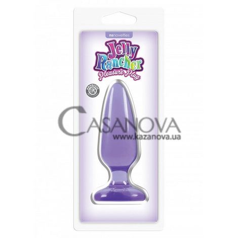 Основне фото Анальна пробка Jelly Rancher Pleasure Plug Medium фіолетова 12,7 см