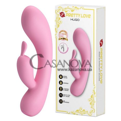 Основное фото Rabbit-вибратор Pretty Love Hugo розовый 16,5 см