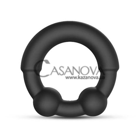 Основное фото Эрекционное кольцо с металлическими шариками Dorcel Stronger Ring чёрное