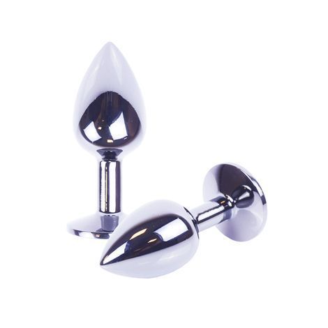 Основное фото Анальная пробка Boss of Toys Boss Series Exclusivity Jewellery Silver Plug S BS6400014 серебристая с голубым камнем 7 см