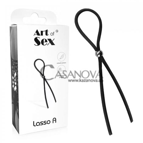 Основное фото Эрекционное кольцо Art of Sex Lasso A чёрное