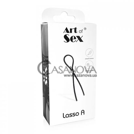 Основне фото Ерекційне кільце Art of Sex Lasso A чорне
