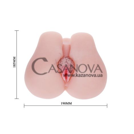 Основное фото Искусственная вагина и анус с голосовым сопровождением и вибрацией Lybaile Soft And Smooth Pussy And Ass Hole телесный