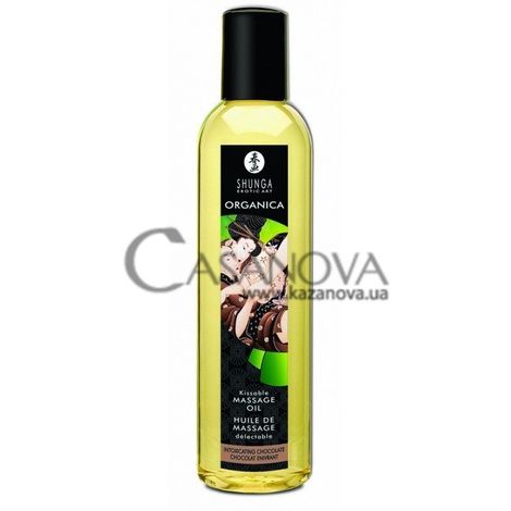 Основне фото Масажна олія Shunga Organica Massage Oil шоколад 250 мл