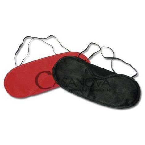 Основне фото Набір із двох масок Cottelli Collection Augenmasken Set червона + чорна