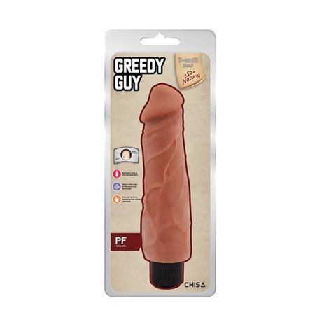 Основное фото Реалистичный вибратор Chisa Novelties Greedy Guy мулатный 24 см
