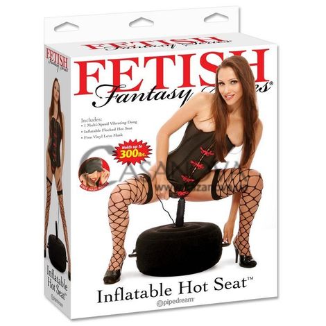 Основное фото Сиденье любви с вибрацией Inflatable Hot Seat чёрное
