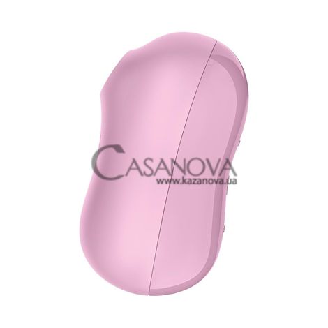 Основное фото Вакуумный стимулятор с вибрацией Satisfyer Cotton Candy розовый 8,6 см