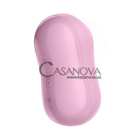 Основне фото Вакуумний стимулятор із вібрацією Satisfyer Cotton Candy рожевий 8,6 см