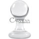 Дополнительное фото Анальная пробка на присоске Luna Balls Large прозрачная 9,6 см