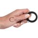 Дополнительное фото Эрекционное кольцо Black Velvets Cock Ring чёрное 3,2 см