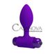 Дополнительное фото Анальная вибропробка Pretty Love Vibro Butt Plag фиолетовая 8,6 см