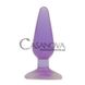 Дополнительное фото Анальная пробка Crystal Jellies Medium фиолетовая 12 см