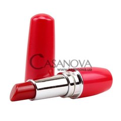 Основное фото Мини-вибромассажёр Vagina Lipstick Massage красный 9,5 см