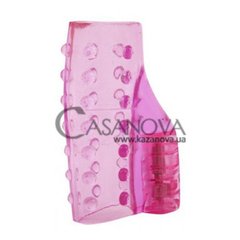 Основное фото Вибронасадка Vibrating Penis Armor розовая 4 см