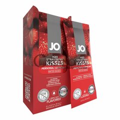 Основное фото Набор из 12 пробников орального лубриканта JO H2O Strawberry Kisses Lubricant Flavored клубника 120 мл