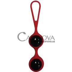 Основное фото Вагинальные шарики Feminine Jewels красно-чёрные