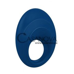 Основное фото Виброкольцо на пенис OVO B5 синее