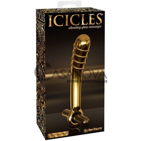Основне фото Вібростимулятор Icicles Gold Edition G05 золотистий 17,8 см