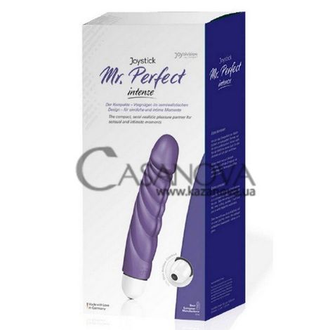 Основное фото Вибратор Joystick Mr. Perfect Comfort Intense фиолетовый 15,2 см