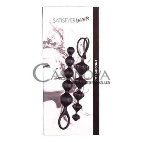 Основное фото Набор анальных цепочек Satisfyer Love Beads чёрный