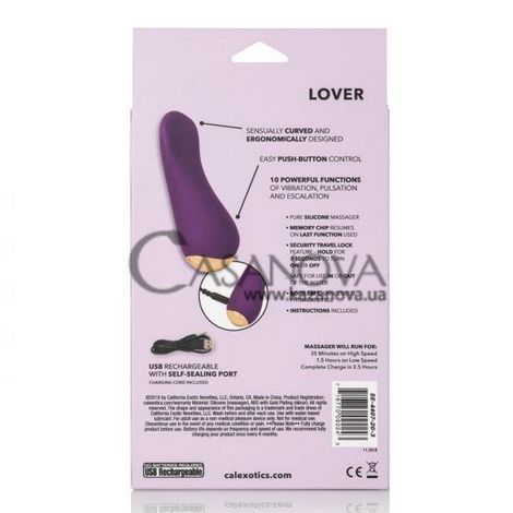 Основне фото Вібратор Slay Lover фіолетовий 10,8 см