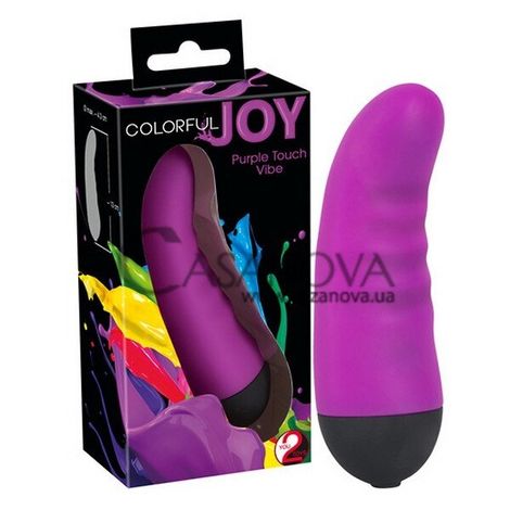 Основне фото Вібратор для точки G Colorful Joy Purple Touch Vibe фіолетовий 13 см