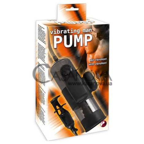 Основное фото Вакуумная помпа с вибрацией Vibrating Man Pump чёрная