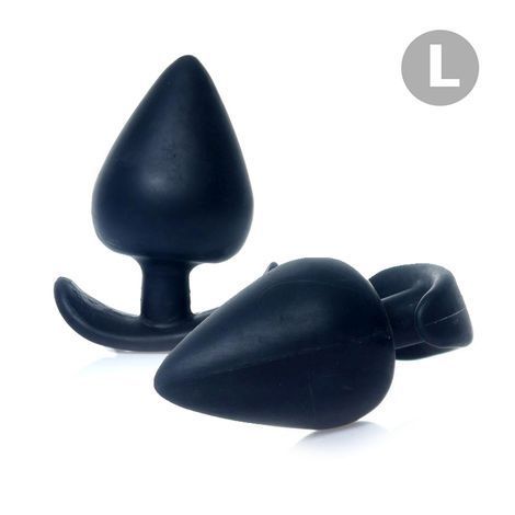 Основное фото Анальная пробка для фистинга Boss Of Toys Bubble Plug Large чёрная 9,5 см