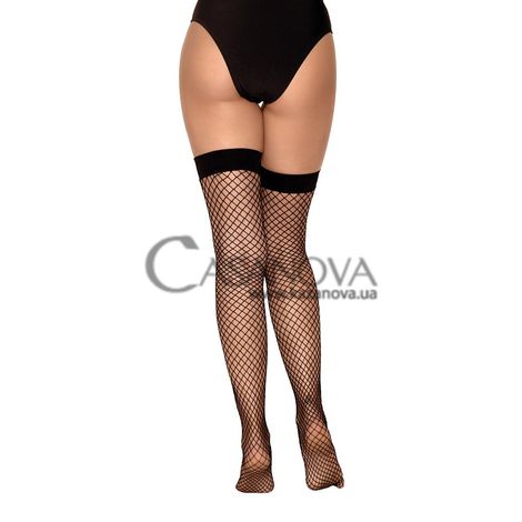 Основное фото Чулки в сетку Leg Avenue Dream Net Thigh High Stockings чёрные