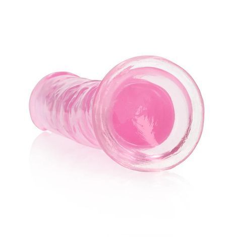 Основное фото Фаллоимитатор на присоске RealRock Crystal Clear Dildo розовый 20 см