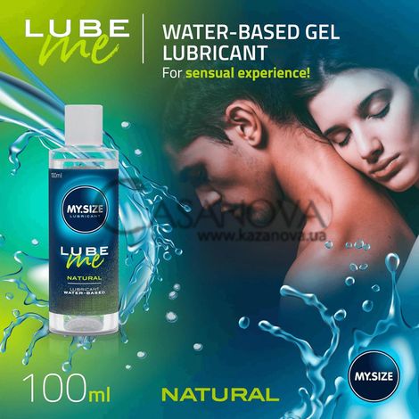 Основное фото Лубрикант на водной основе My.Size Lube Me Natural 100 мл