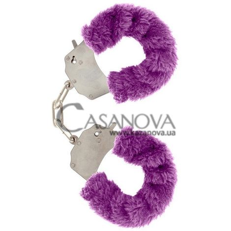 Основное фото Наручники с плюшем Furry Fun Cuffs фиолетовые