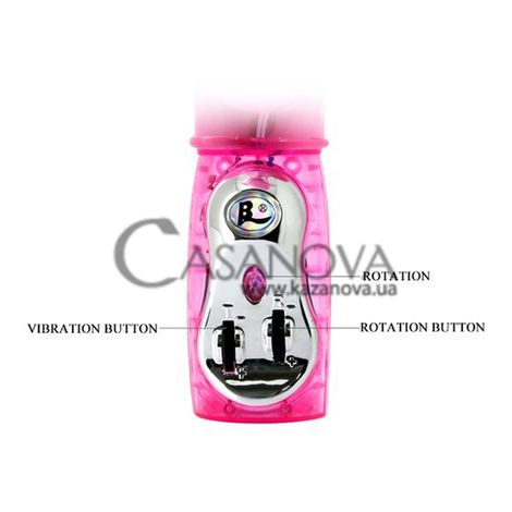 Основное фото Rabbit-вибратор с ротацией Lybaile Deluxe Dream Lover розовый 30,6 см