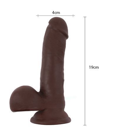 Основне фото Реалістичний фалоімітатор на присосці Chisa Novelties Fornicator коричневий 19 см