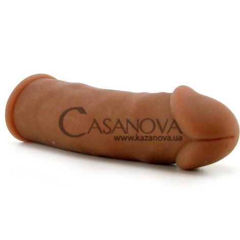 Основное фото Удлиняющая насадка Futurotic Penis Extender коричневая
