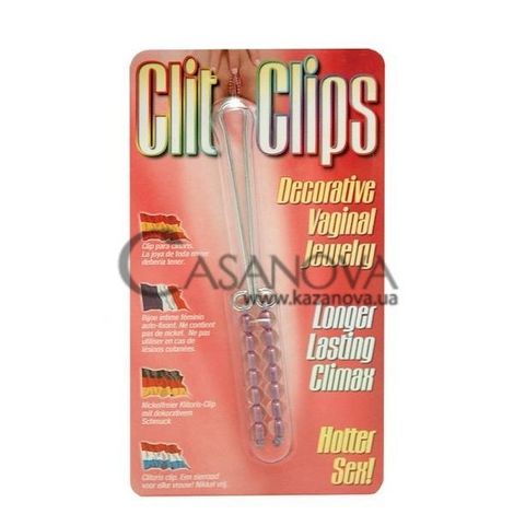 Основное фото Зажим для клитора Clit Clips фиолетовый