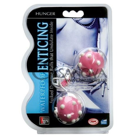 Основное фото Вагинальные шарики Enticing бело-розовые