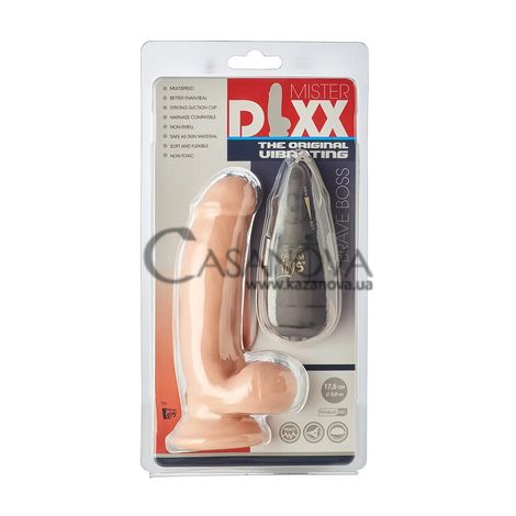 Основное фото Вибратор Dream Toys Mr.Dixx Brave Boss 6,9 inch Vibrating Dildo телесный 17,5 см