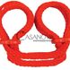 Додаткове фото Наручники Japanese Silk Love Rope Ankle Cuffs червоні