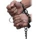 Дополнительное фото Металлические манжеты Tom of Finland Locking Chain Cuffs серые