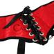Дополнительное фото Трусы для страпона Sportsheets Plus Red Lace With Satin Corsette Strap-On красные